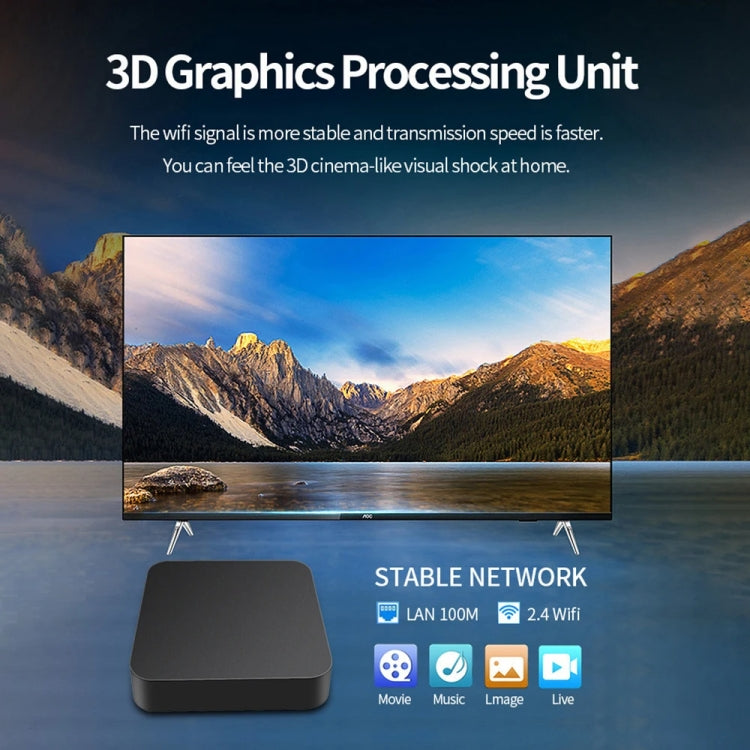 MXQ Pro RK3228A Quad-Core CPU 4K HD Network Set-Top Box, 2GB+16GB