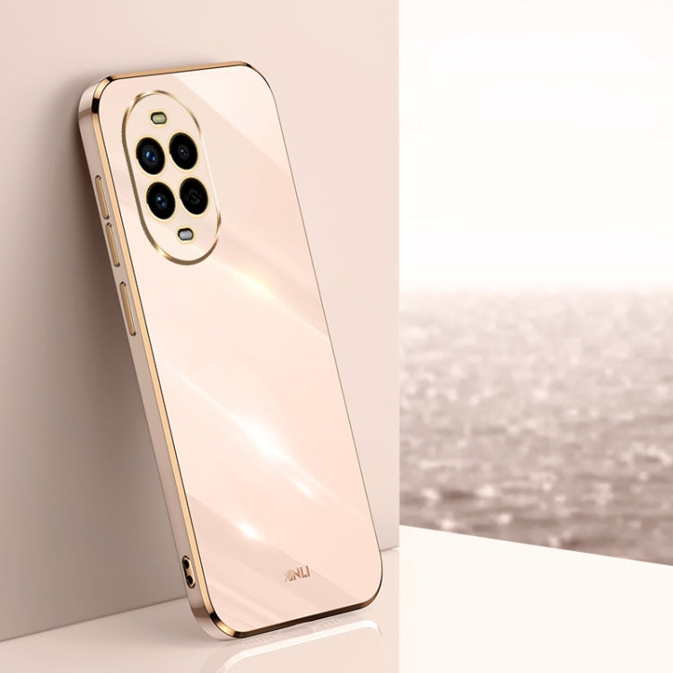 XINLI Straight 6D Plating Gold Edge TPU Phone Case, For Huawei Mate 70 Pro / 70 Pro+, For Huawei Mate 70, For Huawei Nova 13 Pro