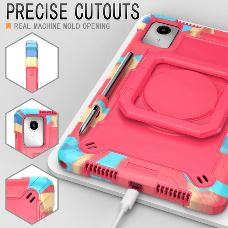 Handle Robot Silicone Hybrid PC Tablet Case, For Lenovo Tab M11/ Xiaoxin Pad 11 2024