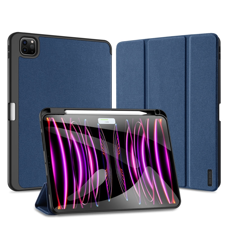 DUX DUCIS Domo Series Cloth Texture Magnetic Leather Tablet Case, For iPad Air 13 2024 / 2025 / 2026, For iPad Pro 13 2025 / 2024, For iPad Pro 11 2025 / 2024