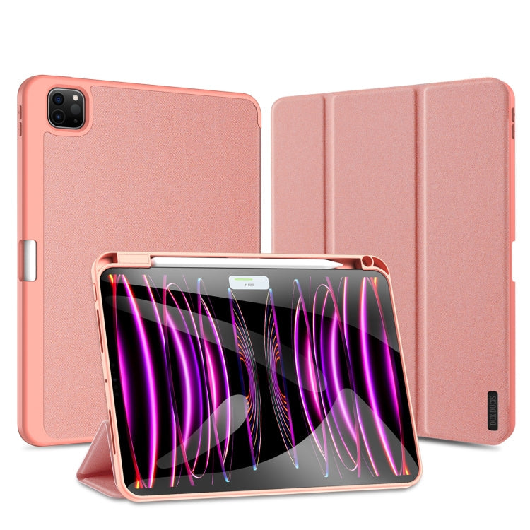 DUX DUCIS Domo Series Cloth Texture Magnetic Leather Tablet Case, For iPad Air 13 2024 / 2025 / 2026, For iPad Pro 13 2025 / 2024, For iPad Pro 11 2025 / 2024