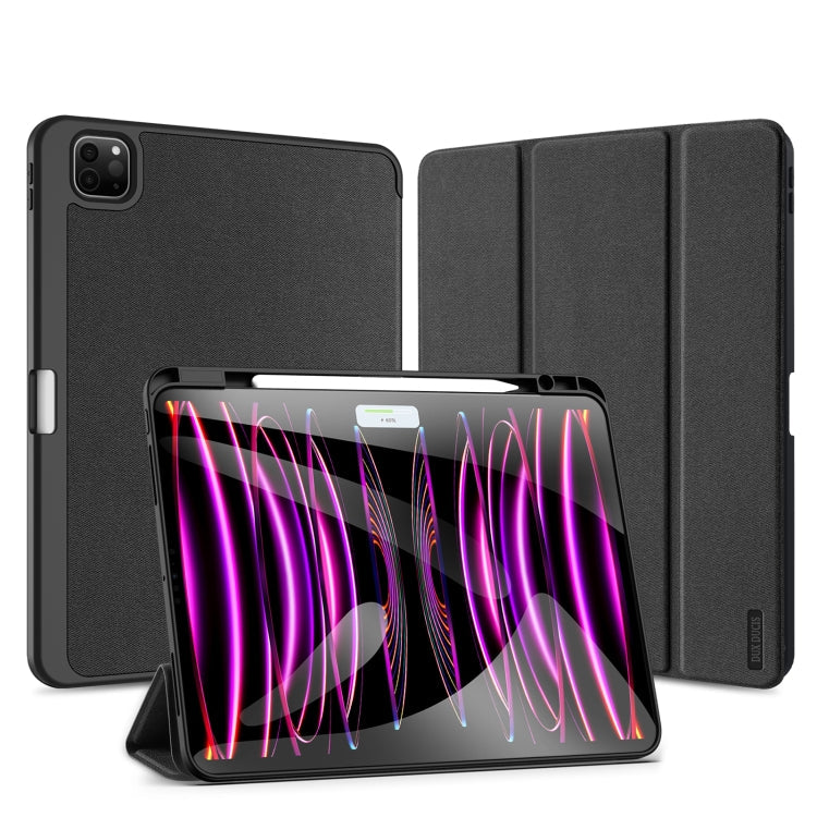 DUX DUCIS Domo Series Cloth Texture Magnetic Leather Tablet Case, For iPad Air 13 2024 / 2025 / 2026, For iPad Pro 13 2025 / 2024, For iPad Pro 11 2025 / 2024