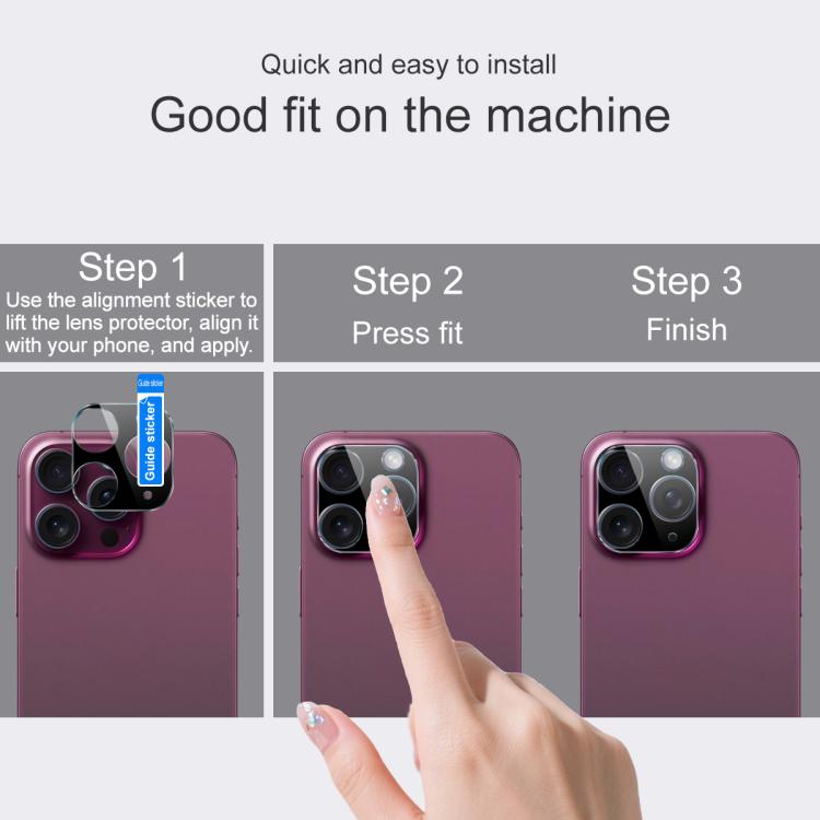 imak High Definition Integrated Glass Lens Film Black Version, For Huawei Pura 80 Ultra 5G, For Huawei Pura 80 Pro 5G / Pura 80 Pro+ 5G, For Huawei Pura 80 5G, For Huawei Enjoy 80, For Huawei Pura 70 Pro / 70 Pro+, For Huawei Pura 70