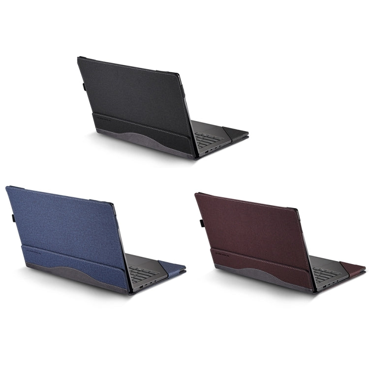 Leather Laptop Shockproof Protective Case, For HP Spectre X360 13 inch 13-ae / 13-ap, For HP Envy X360 13 inch 13-bf / 13t-bf, For HP Spectre X360 14 inch 14-ea / 14-ef, For HP Envy Laptop 14 inch 14t-eb / 14-eb, For HP Envy 16 inch 16-h               ...