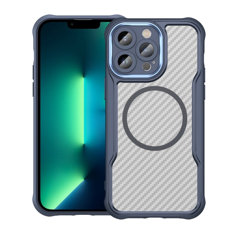 Carbon Fiber Texture MagSafe Translucent Phone Case, For iPhone 12, For iPhone 12 Pro Max, For iPhone 12 Pro, For iPhone 11 Pro Max, For iPhone 11, For iPhone 11 Pro