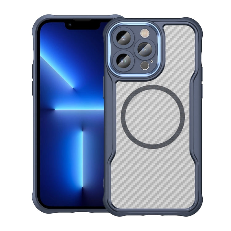 Carbon Fiber Texture MagSafe Translucent Phone Case, For iPhone 12, For iPhone 12 Pro Max, For iPhone 12 Pro, For iPhone 11 Pro Max, For iPhone 11, For iPhone 11 Pro