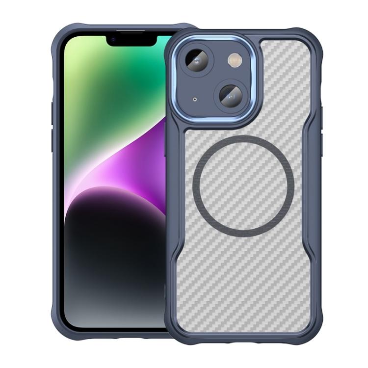 Carbon Fiber Texture MagSafe Translucent Phone Case, For iPhone 12, For iPhone 12 Pro Max, For iPhone 12 Pro, For iPhone 11 Pro Max, For iPhone 11, For iPhone 11 Pro