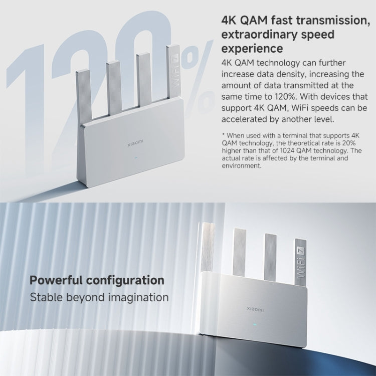 Xiaomi Router BE3600 WiFi7 2.5G Port Dual Band, US Plug, BE3600