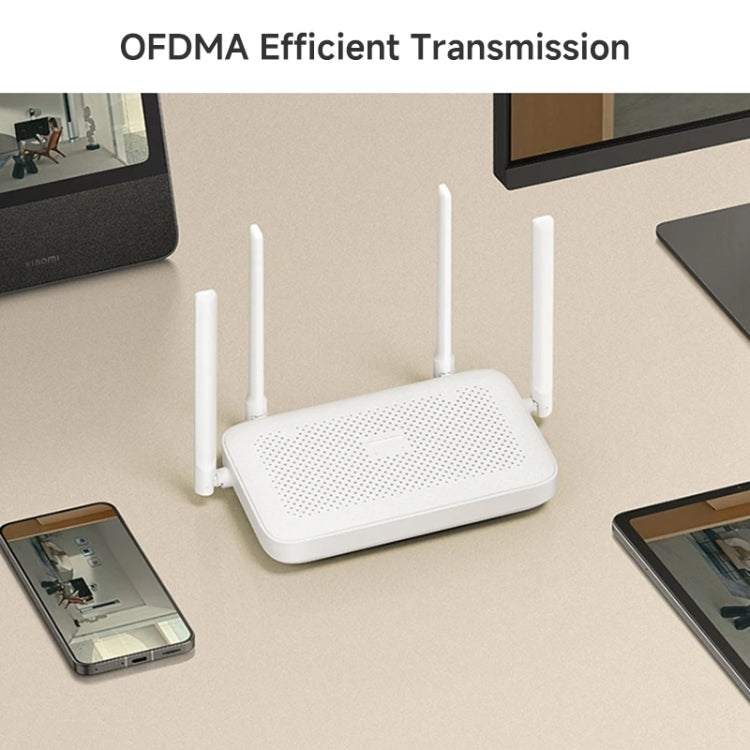 Xiaomi AX1500 4-channel Independent Signal Amplifier WiFi 6 Dual Band Router, US Plug, AX1500