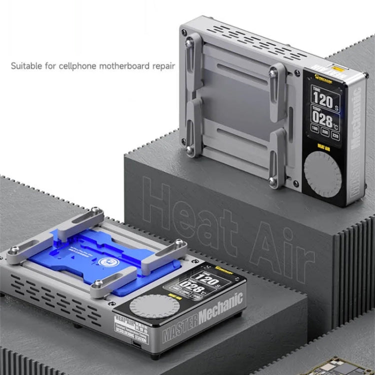 Mechanic Heat Air Intelligent Motherboard Layered Desoldering Station For iPhone X-15 Series, Host, EU Plug