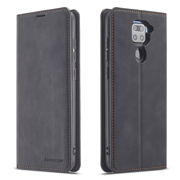 Forwenw Dream Series Oil Edge Strong Magnetism Horizontal Flip Leather Case with Holder & Card Slots & Wallet & Photo Frame, For Samsung Galaxy A21s, For Samsung Galaxy Note20, For Samsung Galaxy Note20 Ultra, For Xiaomi Redmi Note 9