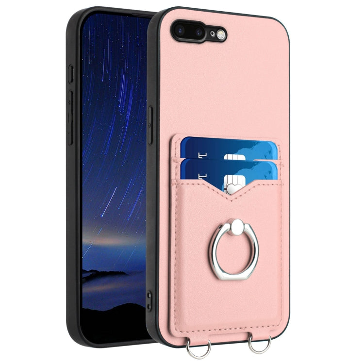 R20 Ring Card Holder Phone Case, For iPhone XS / X, For iPhone XR, For iPhone XS Max, For iPhone 8 Plus / 7 Plus