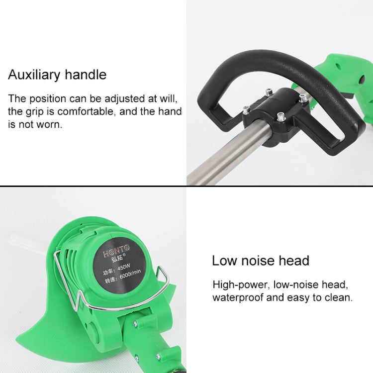 42V Portable Rechargeable Electric Lawn Mower Weeder, EU Plug, US Plug