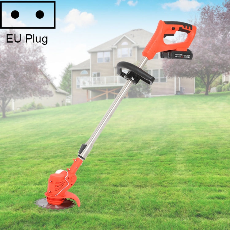42V Portable Rechargeable Electric Lawn Mower Weeder, EU Plug, US Plug