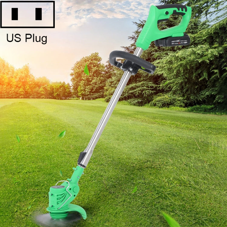 42V Portable Rechargeable Electric Lawn Mower Weeder, EU Plug, US Plug