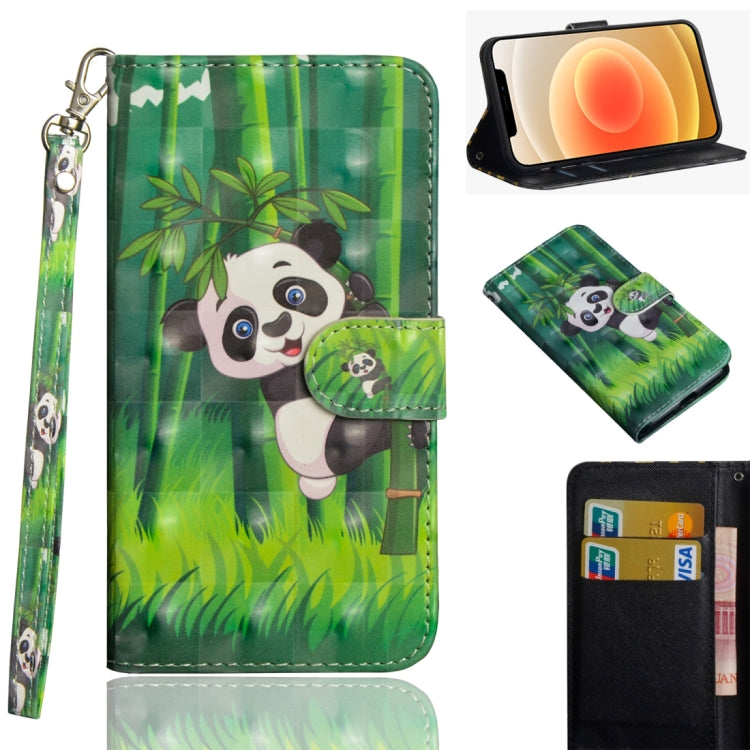 3D Painting Pattern Horizontal Flip TPU + PU Leather Case with Holder & Card Slots & Wallet, For iPhone 12 mini, For iPhone 12 / 12 Pro