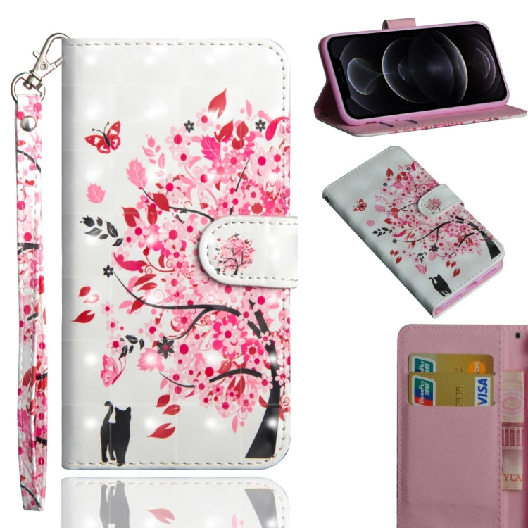 3D Painting Pattern Horizontal Flip TPU + PU Leather Case with Holder & Card Slots & Wallet, For iPhone 12 mini, For iPhone 12 / 12 Pro