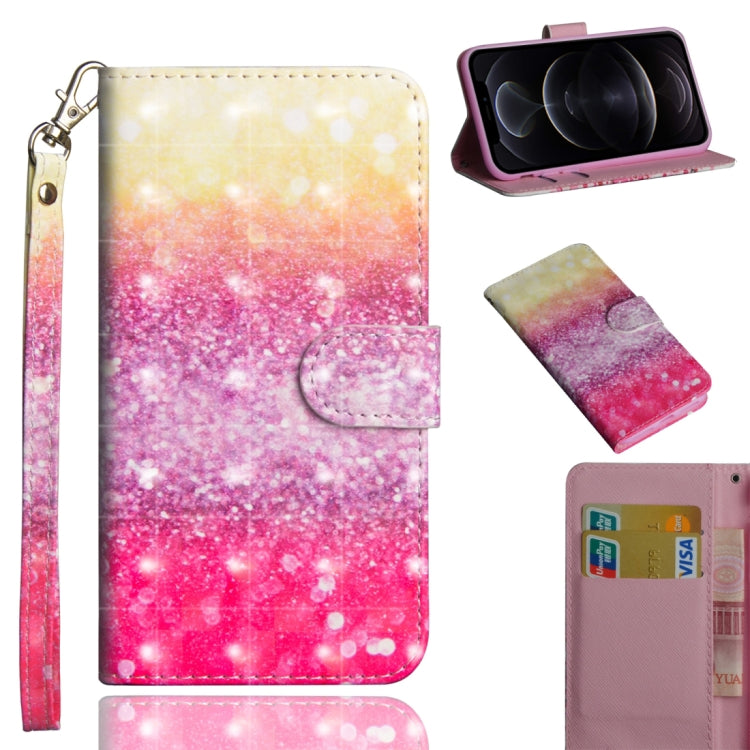 3D Painting Pattern Horizontal Flip TPU + PU Leather Case with Holder & Card Slots & Wallet, For iPhone 12 mini, For iPhone 12 / 12 Pro