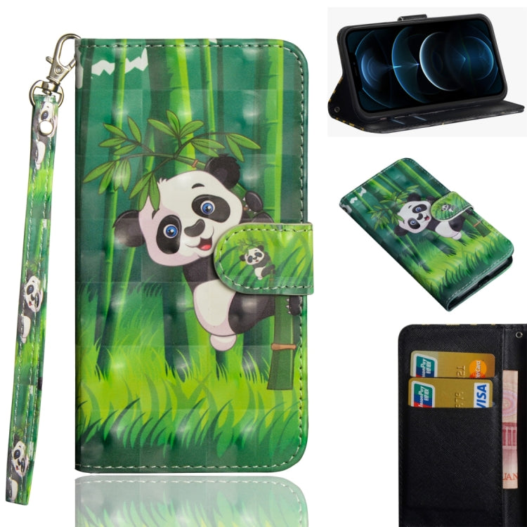 3D Painting Pattern Horizontal Flip TPU + PU Leather Case with Holder & Card Slots & Wallet, For iPhone 12 Pro Max, For Xiaomi Redmi 9