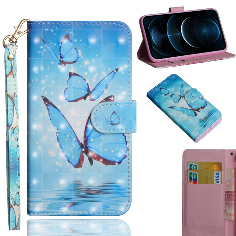 3D Painting Pattern Horizontal Flip TPU + PU Leather Case with Holder & Card Slots & Wallet, For iPhone 12 Pro Max, For Xiaomi Redmi 9