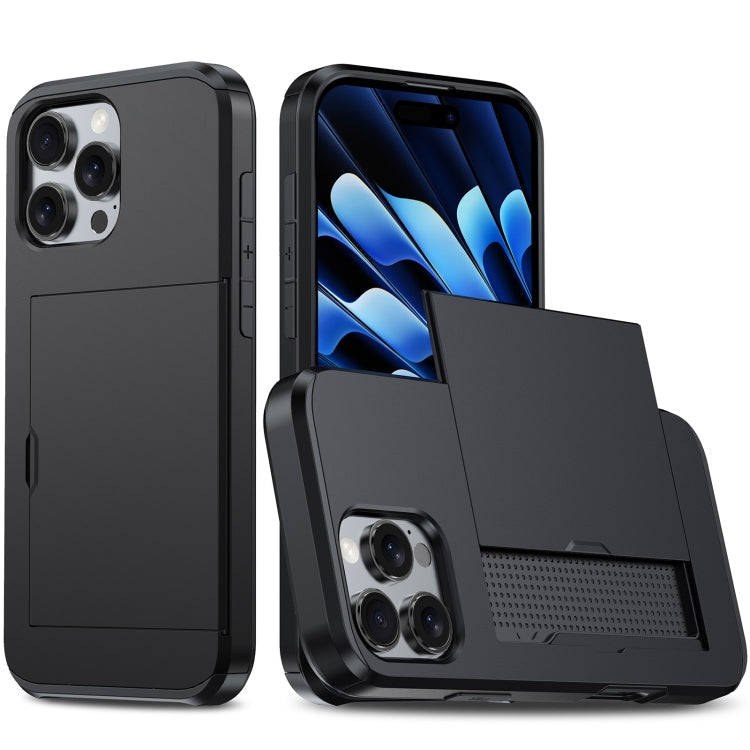 Shockproof Armor Phone Case with Card Slot, For iPhone Air, For iPhone 16 Pro Max