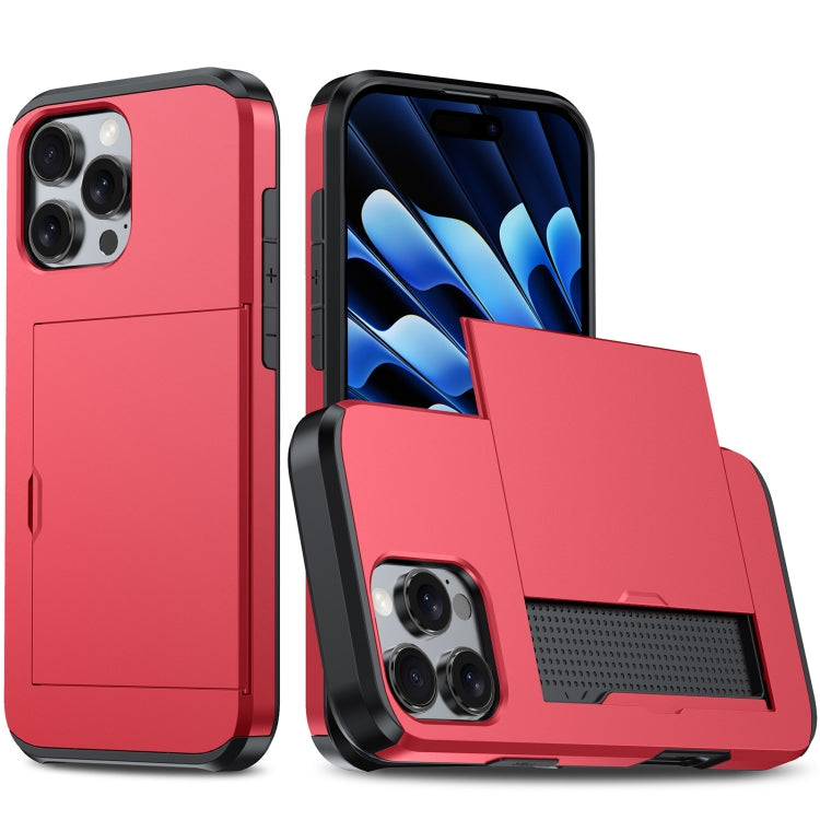 Shockproof Armor Phone Case with Card Slot, For iPhone Air, For iPhone 16 Pro Max
