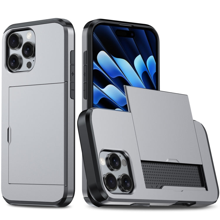 Shockproof Armor Phone Case with Card Slot, For iPhone Air, For iPhone 16 Pro Max