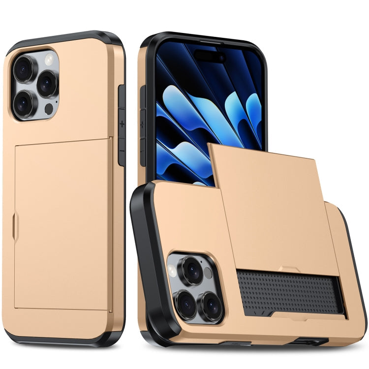 Shockproof Armor Phone Case with Card Slot, For iPhone Air, For iPhone 16 Pro Max