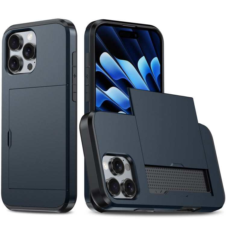 Shockproof Armor Phone Case with Card Slot, For iPhone Air, For iPhone 16 Pro Max