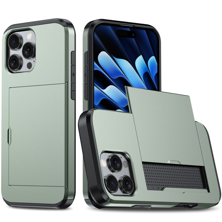 Shockproof Armor Phone Case with Card Slot, For iPhone Air, For iPhone 16 Pro Max