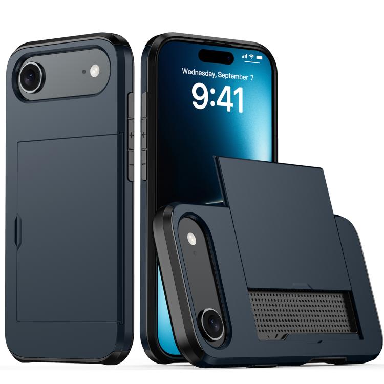 Shockproof Armor Phone Case with Card Slot, For iPhone Air, For iPhone 16 Pro Max