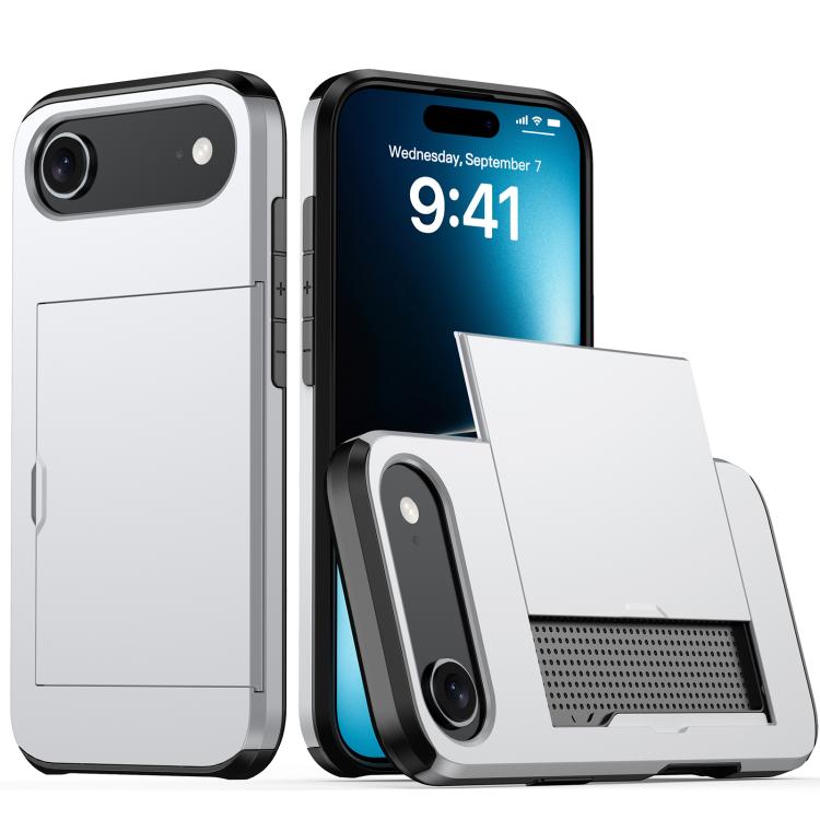 Shockproof Armor Phone Case with Card Slot, For iPhone Air, For iPhone 16 Pro Max