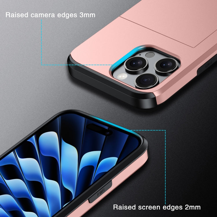 Shockproof Armor Phone Case with Card Slot, For iPhone Air, For iPhone 16 Pro Max