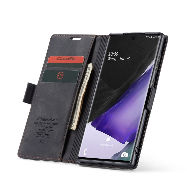 CaseMe Multifunctional Horizontal Flip Leather Case, with Card Slot & Holder & Wallet, For Samsung Galaxy Note20, For Samsung Galaxy Note20 Ultra