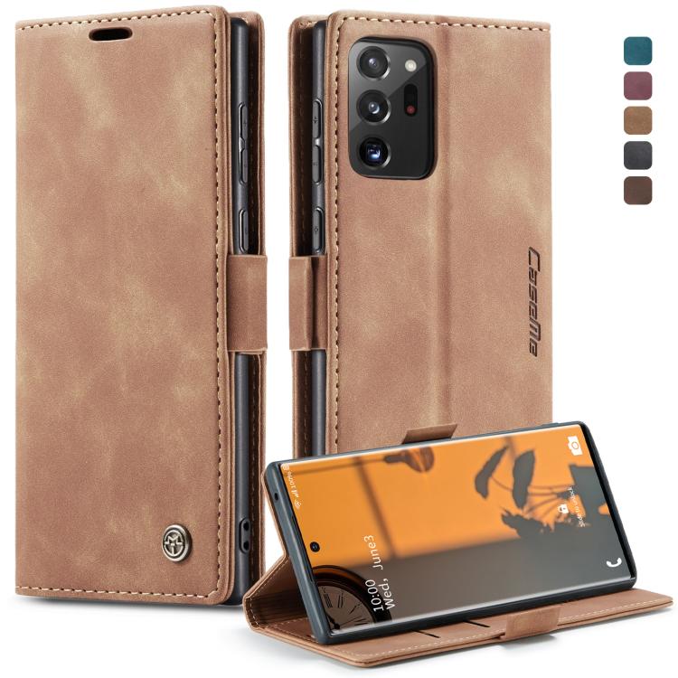CaseMe Multifunctional Horizontal Flip Leather Case, with Card Slot & Holder & Wallet, For Samsung Galaxy Note20, For Samsung Galaxy Note20 Ultra