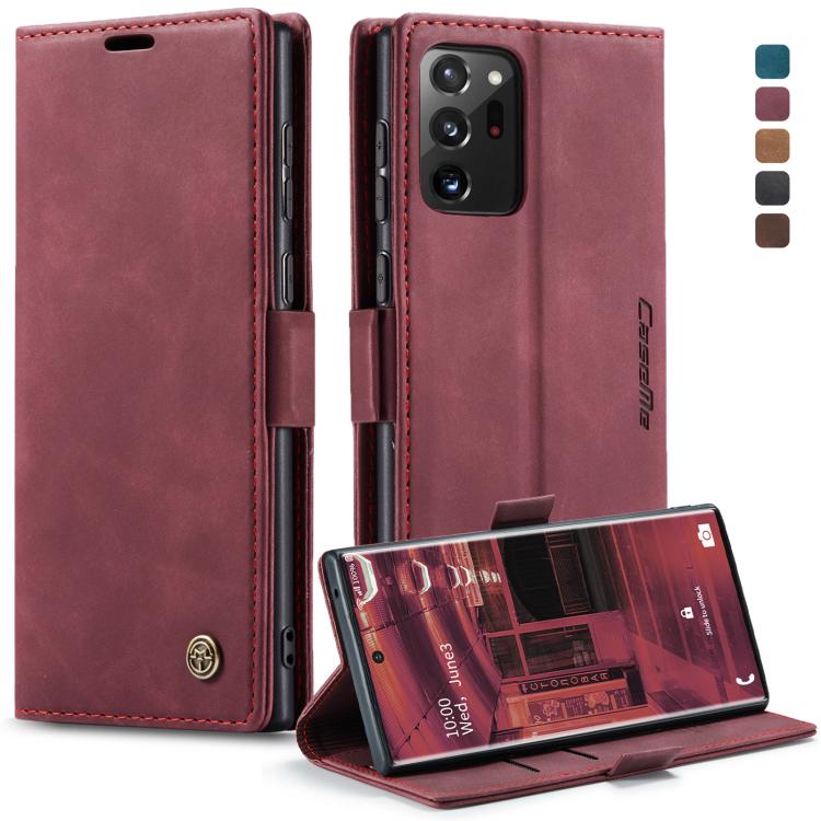CaseMe Multifunctional Horizontal Flip Leather Case, with Card Slot & Holder & Wallet, For Samsung Galaxy Note20, For Samsung Galaxy Note20 Ultra