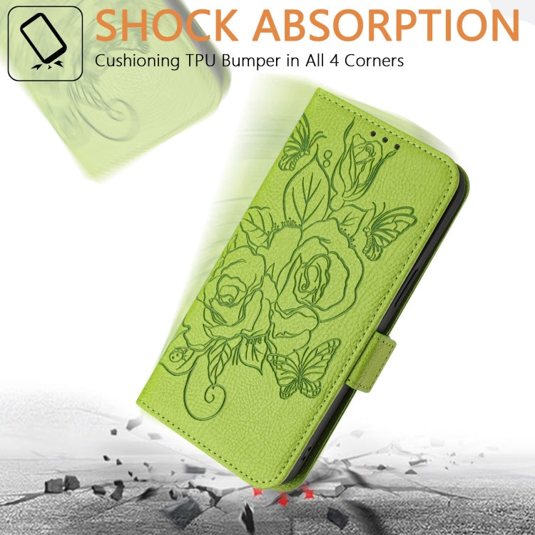 Embossed Rose RFID Anti-theft Leather Phone Case, For iPhone XR, For iPhone XS Max, For iPhone 8 Plus / 7 Plus