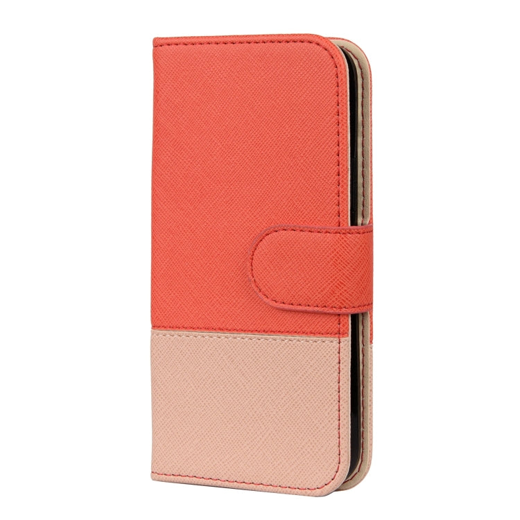 Splicing Color Horizontal Flip Leather Case with Holder & Photo Frame & Card Slots & Wallet, For iPhone 12 mini, For iPhone 12 / 12 Pro