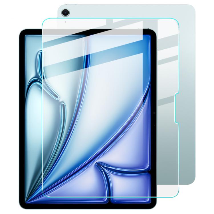 Tempered glass screen protector for iPad Air 13 inch (2025) with full screen coverage and high transparency