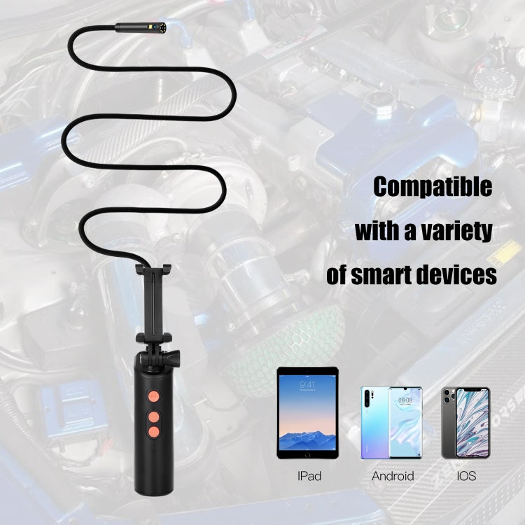F280 8mm 1080P IP68 Waterproof Dual Camera WiFi Digital Endoscope, 2m Hard Cable, 5m Hard Cable, 10m Hard Cable