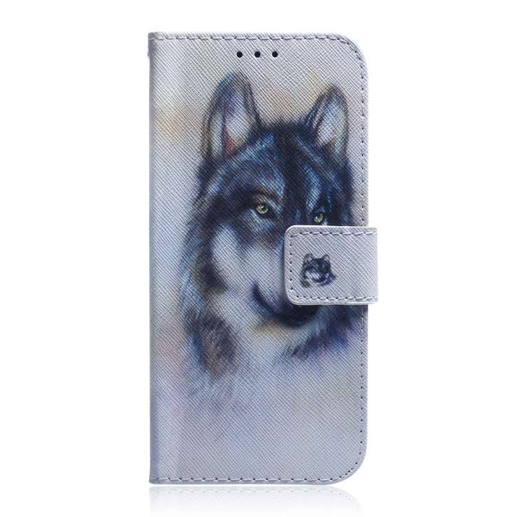 Coloured Drawing Horizontal Flip Leather Case, with Holder & Card Slots & Wallet, For iPhone 12 mini, For iPhone 12 / 12 Pro