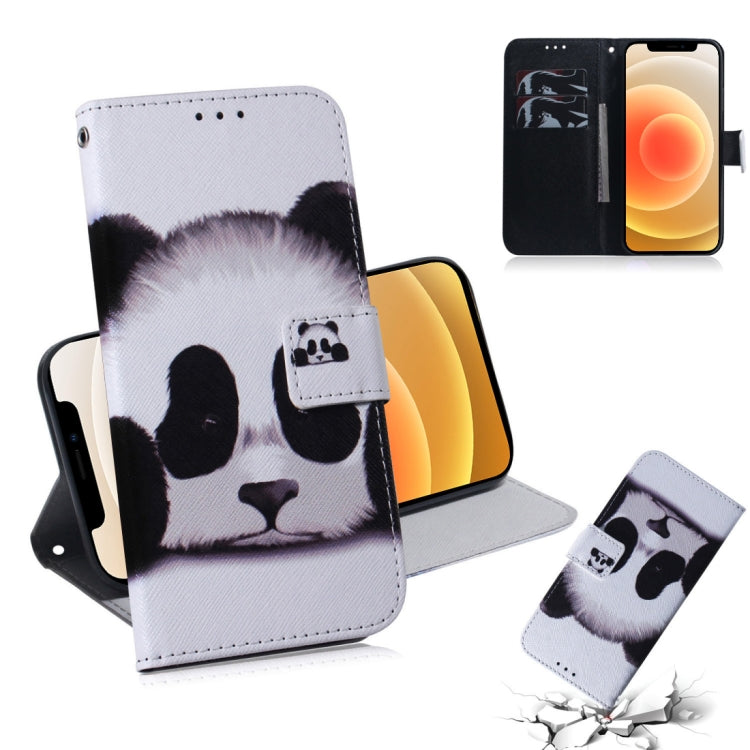 Coloured Drawing Horizontal Flip Leather Case, with Holder & Card Slots & Wallet, For iPhone 12 mini, For iPhone 12 / 12 Pro