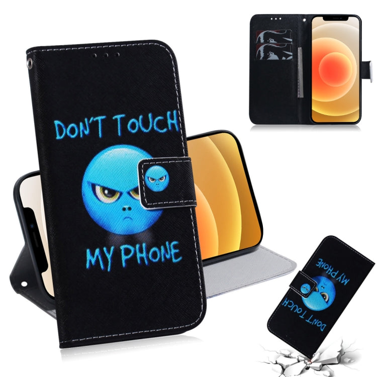 Coloured Drawing Horizontal Flip Leather Case, with Holder & Card Slots & Wallet, For iPhone 12 mini, For iPhone 12 / 12 Pro