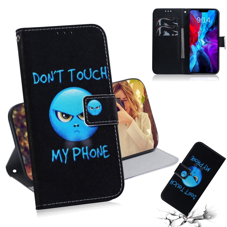 Coloured Drawing Horizontal Flip Leather Case, with Holder & Card Slots & Wallet, For iPhone 12 mini, For iPhone 12 / 12 Pro