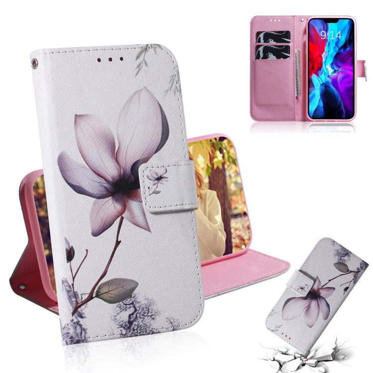 Coloured Drawing Horizontal Flip Leather Case, with Holder & Card Slots & Wallet, For iPhone 12 mini, For iPhone 12 / 12 Pro