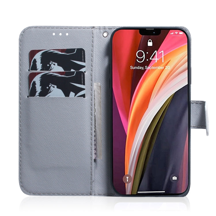 Coloured Drawing Horizontal Flip Leather Case, with Holder & Card Slots & Wallet, For iPhone 12 Pro Max, For LG K41S