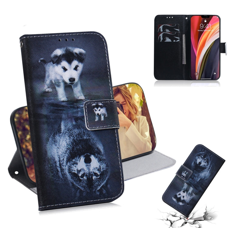 Coloured Drawing Horizontal Flip Leather Case, with Holder & Card Slots & Wallet, For iPhone 12 Pro Max, For LG K41S