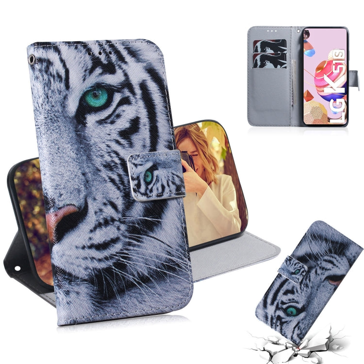 Coloured Drawing Horizontal Flip Leather Case, with Holder & Card Slots & Wallet, For iPhone 12 Pro Max, For LG K41S