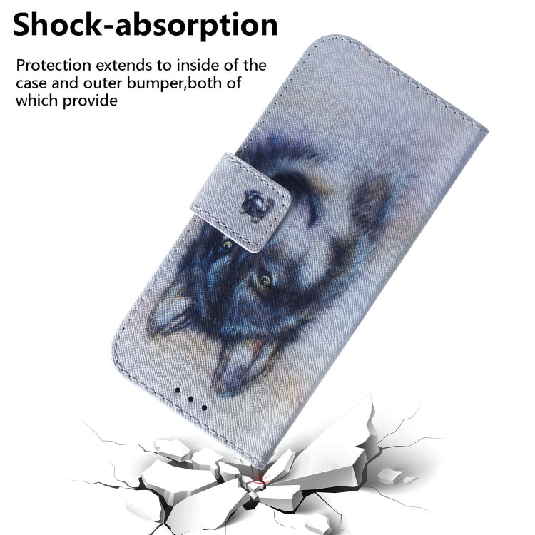 Coloured Drawing Horizontal Flip Leather Case, with Holder & Card Slots & Wallet, For LG K51S, For LG K61