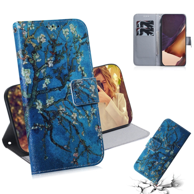 Coloured Drawing Horizontal Flip Leather Case, with Holder & Card Slots & Wallet, For Samsung Galaxy Note 20, For Samsung Galaxy Note 20 Ultra
